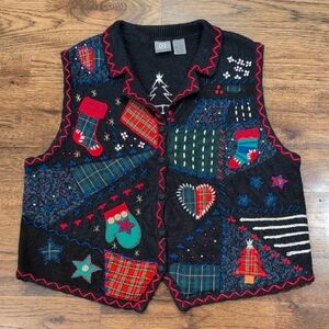 Women's vintage Chandler Hill sweater vest size L